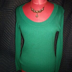 Merona - Green scoop neck sweater - size L